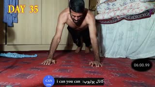 رکورد جدید روز 35-85 شنا و 99 حرکت شکم(درازنشست)