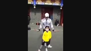 طناب زدن پدر و دختر