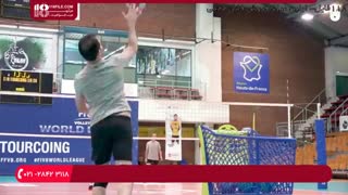 والیبال کودکان | دریافت سرویس به صورت حرفه ای