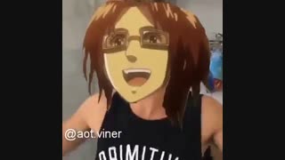 نبرد با تایتان ها خنده دار لیوای و هانجی