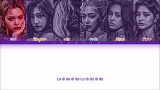 لیریک آهنگ LA DI DA از everglow