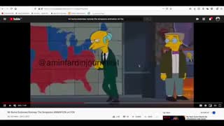 پیشبینی عجیب انیمشن سیمپسونها ، هفت سال پیش در خصوص انتخابات امریکا و جو بایدن