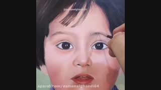 کشیدن  ابرو با رنگ و روغن