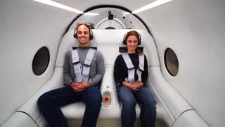 اولین آزمایش عملی ویرجین هایپرلوپ با مسافران واقعی!