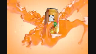 پروژه افترافکت تبلیغ نوشیدنی Orange Juice