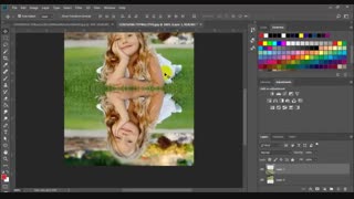 انعکاس تصویر در اب