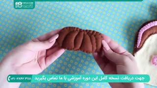 شیوه دوخت جامدادی دخترانه با نمد
