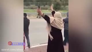 بازگشت مبارز فلسطینی از زندان صهیونیست به آغوش خانواده