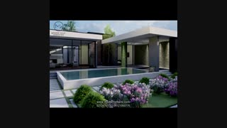 طراحی ویلای فلت | شرکت مدرن ویلا