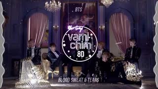 آهنگ هشت بعدی blood sweat & tears بی تی اس