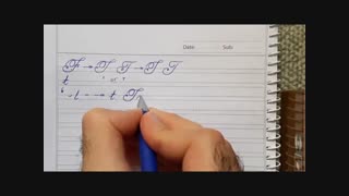 مجموعه آموزش خطاطی پیوسته انگلیسی (لاتین) - جلسه بیستم