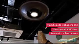 کرونا مغلوب پنکه سقفی بدون تیغه ورتک vortec