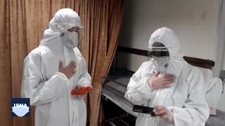 زیارت مجازی حرم امام رضا (ع) در بیمارستان کامکار قم