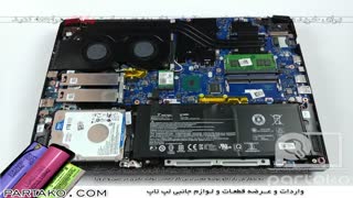بازکردن باتری لپ تاپAcer Aspire 7A715-74G به همراه آموزش تصویری