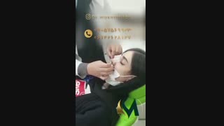 فیلم واقعی چسب زدن بعد از عمل