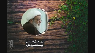 برای حق الناس باید کاری کرد(آیت الله العظمی مظاهری)