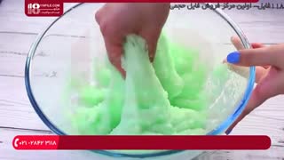 نحوه ساخت اسلایم مدل برفی و ابری برای آرامش ذهن