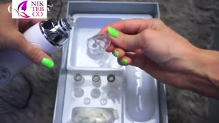 باز کردن و راه اندازی دستگاه میکرودرم دیاموند