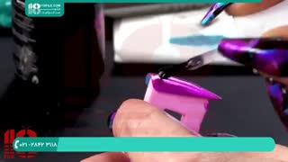 آموزش دیزاین ناخن مصنوعی با لاک براق