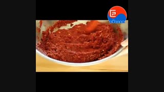 اموزش درست کردن غذای کره ای  ( کیمچی ترب )