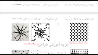 آموزش گرافیک سیاه و سفید درس چهارم