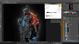 آموزش استفاده Obsidian Photoshop Action