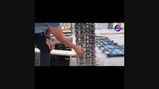 خاموت گذاری تیر نیم طبقه در سازه بتنی