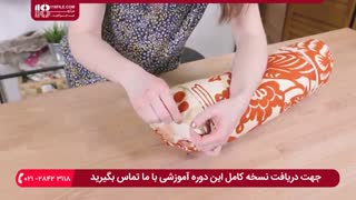 آموزش دوخت کوسن استوانه ای برای مبل راحتی