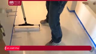 آموزش اجرای رزین اپوکسی سفید مرواریدی با هایلایت مشکی