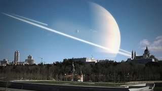 مقایسه‌ای شگفت انگیز از اندازه سیارات دیگر، اگر به جای ماه در آسمان دیده می‌شدند