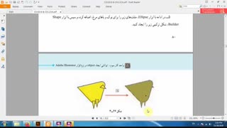 آموزش illustrator  ترسیم مرغ