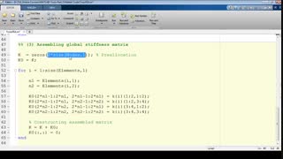 تحلیل سازه خرپا به روش المان محدود - بخش 2: پیاده سازی در متلب MATLAB
