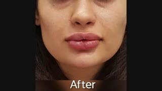 فیلم واقعی از نمونه کار تزریق فیلر گونه