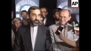 Bosnia - Velayati Pledges Assistance Against Serbs