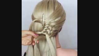 آموزش مدل مو دخترانه گره با گل بافت- مومیس مرجع و مشاور مو