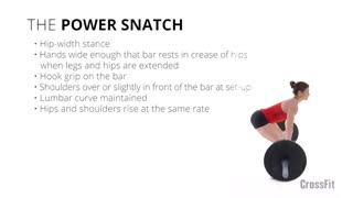 حرکت پاور اسنچ The Power Snatch