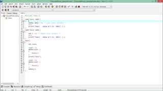 آموزش برنامه نویسی سی 48 - کلاس ذخیره سازی ایستا