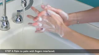 Hand-washing Steps Using the WHO Technique