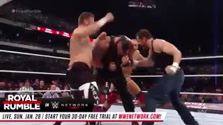 مسابقه کشتی رویال رامبل مچ 30 نفره سال 2017