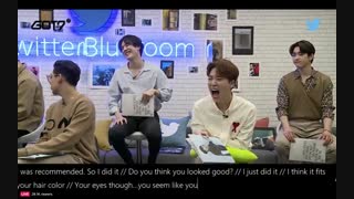 برنامه GOT7-Twitter Blue Room LIVE Q&A با حضور گات سون + زیرنویس فارسی آنلاین