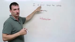 تاثیر stress کلمات بر معنی جمله