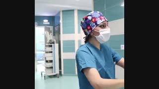 فیلم عمل زایمان سزارین در تهران