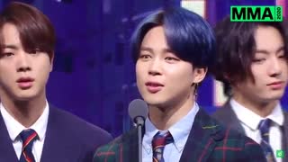 BTS در مراسم MMA 2020