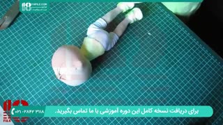 آموزش دوخت دامن توری برای عروسک روسی
