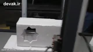 دستگاه سی ان سی ۵ محور برش یونولیت و برش فوم