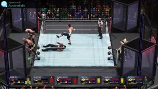 گیم پلی بازی 2k20   کشتی کج (  ELIMINAT CHAMBER  )  رومن رینز vs تریپل اچ vs باتیستا vs استینگ vs ای جی استایلز vs جان سینا