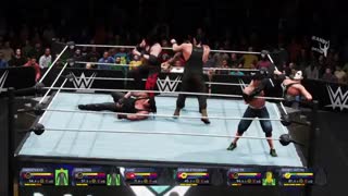 گیم پلی بازی 2k20 کشتی کج ( بتل رویال 6 نفره) : اندر تیکر vs بارن استرومن vs کین vs رندی اورتون vs استینگ vs جان سینا