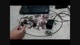 کنترل دور استپر موتور با ardino
