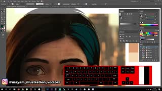 آموزش تبدیل عکس به وکتور آرت  در ایلوستریتور