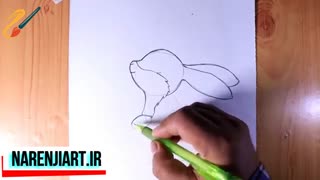 آموزش نقاشی حیوانات - طراحی خرگوش